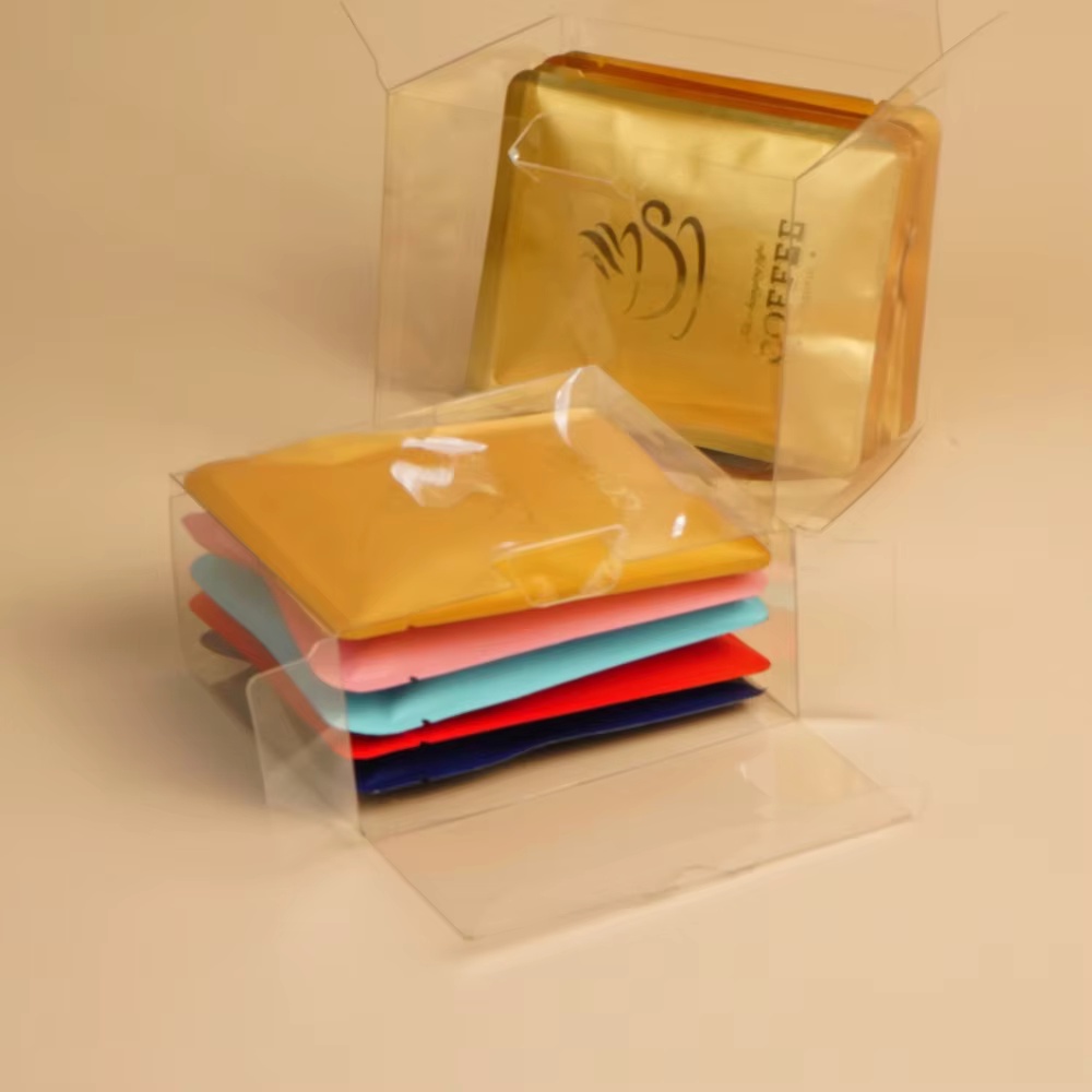 Premium Transparent PET Packaging Box For Tea And Coffee