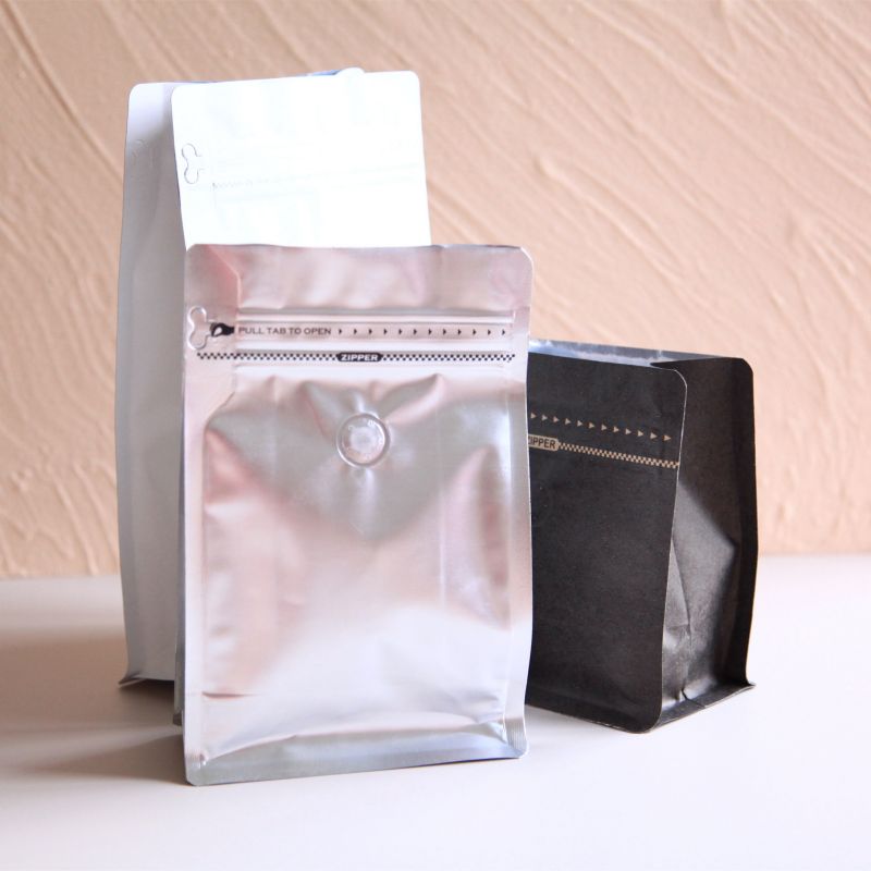 ODM High Quality Catering Pack Tea Bags Exporter –Custom Full Print Logo Biodegradable Stand up Food Tea Coffee Compostable Packaging Zipper Bag – WISH detail pictures