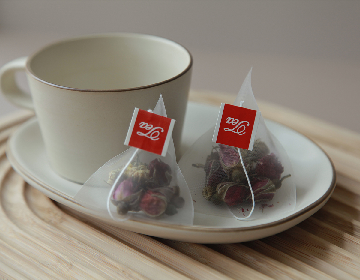 empty tea bags