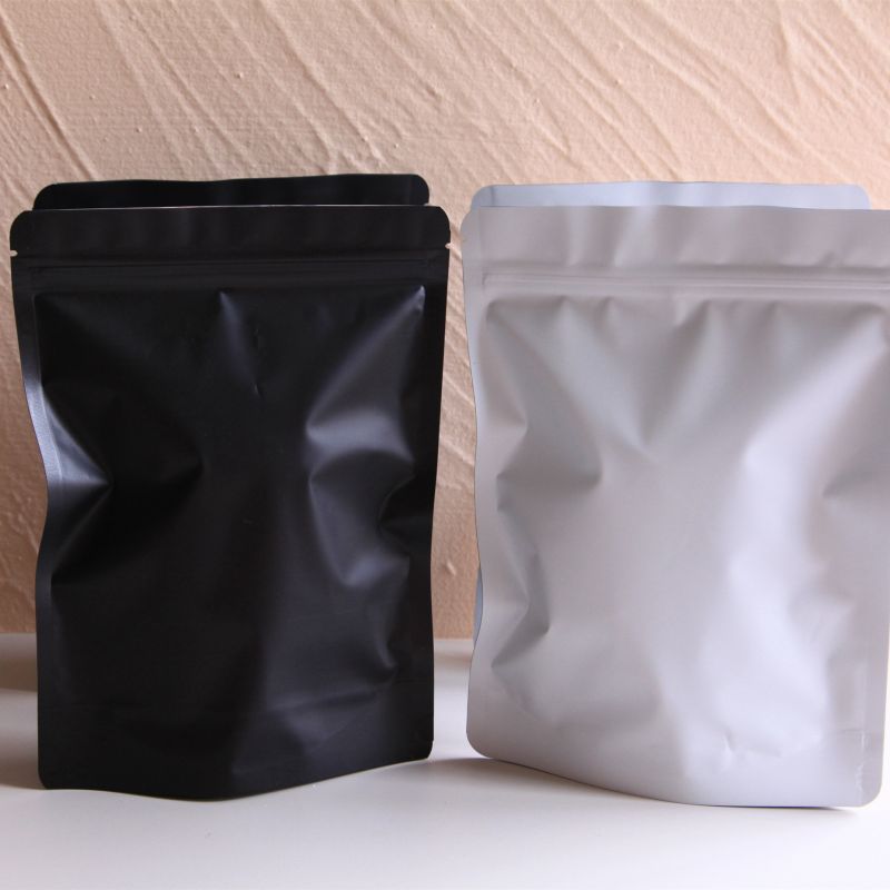 ODM High Quality Catering Pack Tea Bags Exporter –Custom Full Print Logo Biodegradable Stand up Food Tea Coffee Compostable Packaging Zipper Bag – WISH detail pictures